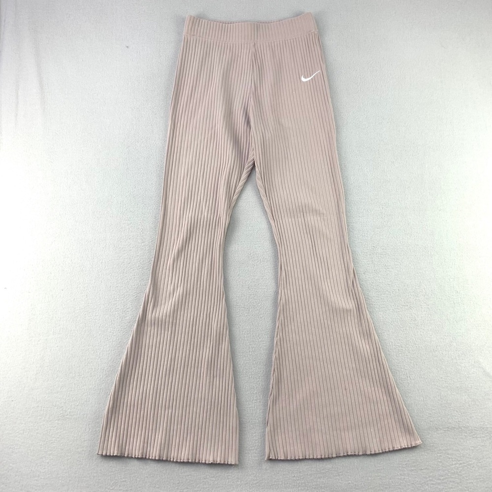 Nike Sportswear Ribbed Flare Pants Women S High Rise Bell Bottom High Rise